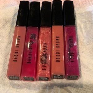 Set of 5 Bobbi Brown Lip Glosses